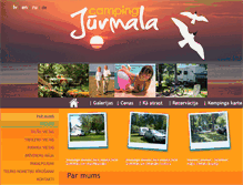 Tablet Screenshot of campingjurmala.lv